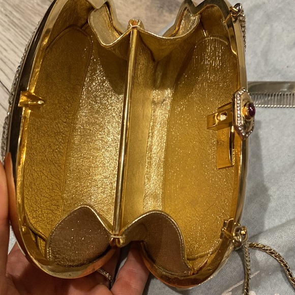 Judith Leiber turtle evening purse / clutch with comb. - Picture 4 of 9